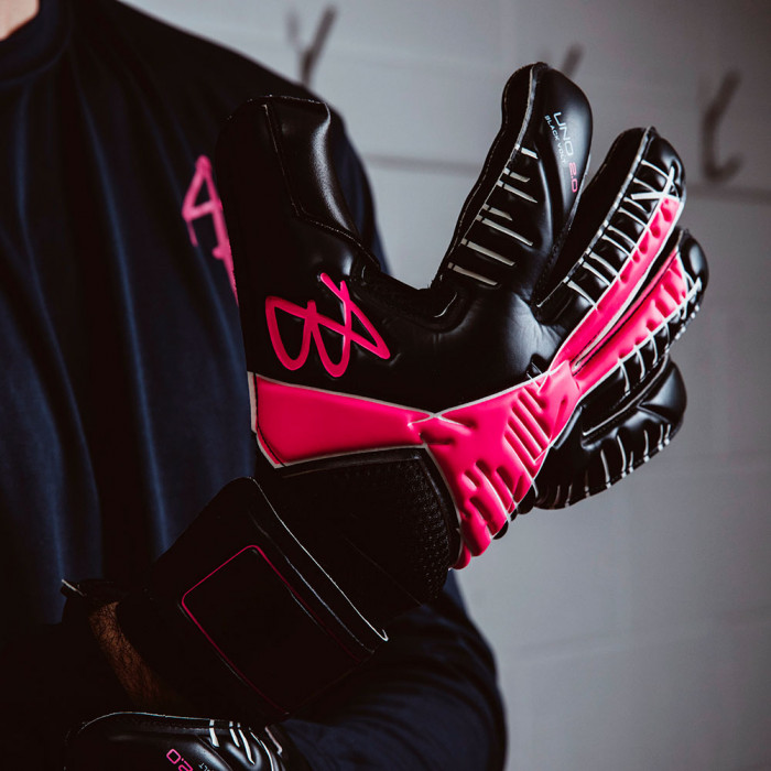 AB1 UNO 2.0 Goalkeeper Gloves BLACK/PINK 