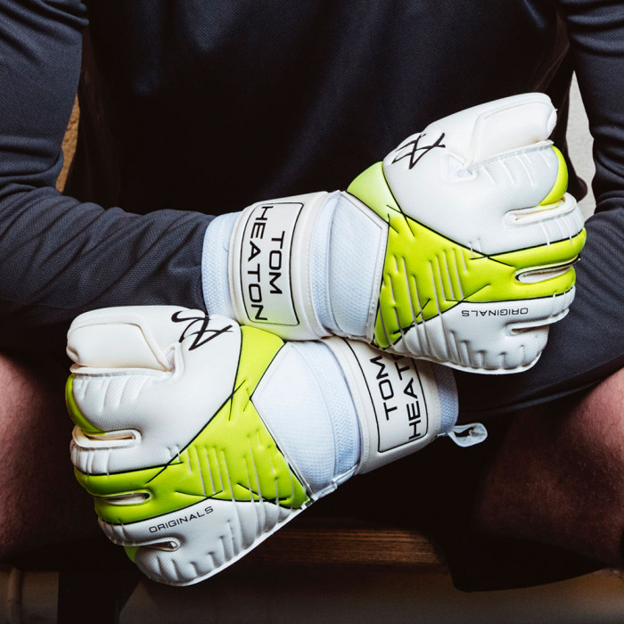 AB1 UNO 2.0 Originals THG Pro Junior Goalkeeper Gloves White/Yellow