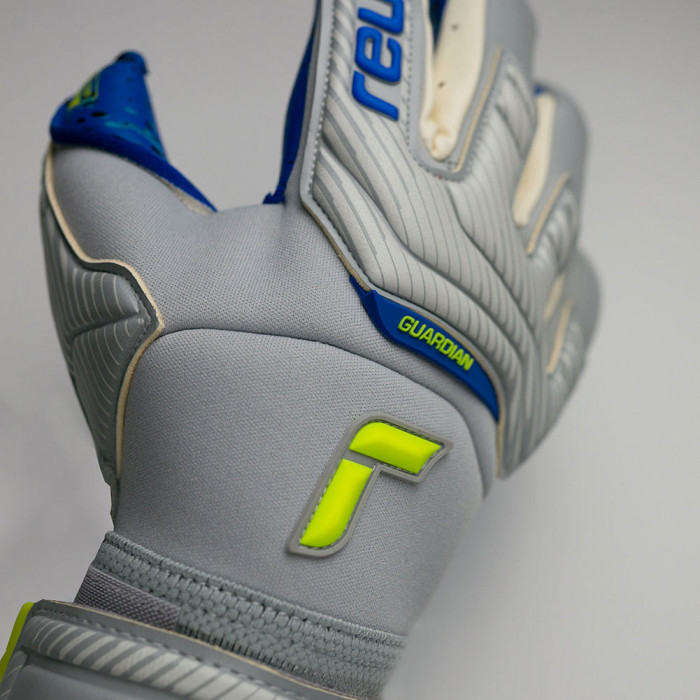 Reusch Attrakt Fusion Guardian Goalkeeper Gloves Vapor Grey/Safety Yel