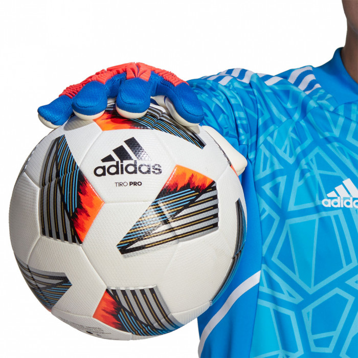 adidas Predator EDGE GL PRO Junior Goalkeeper Gloves HI-RES BLUE/turbo