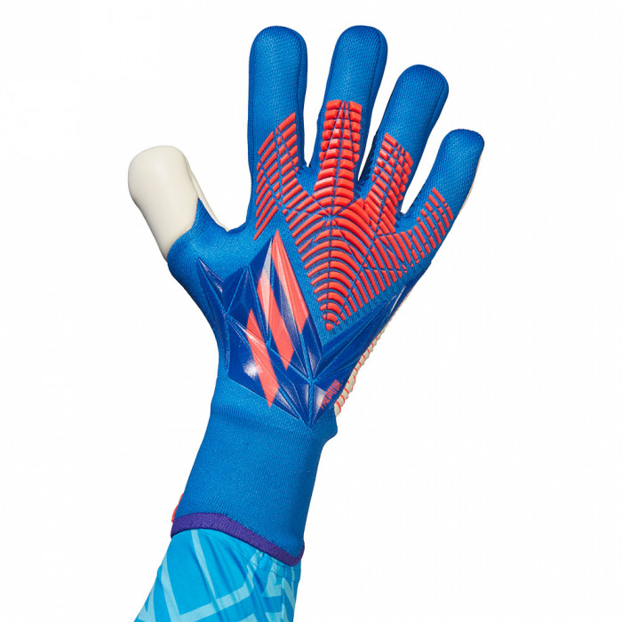 adidas Predator EDGE GL Pro PC PROMO Goalkeeper Gloves HI-RES BLUE/tur