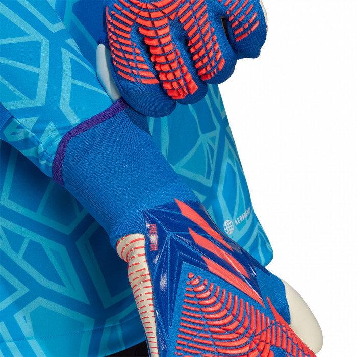 adidas Predator EDGE GL Pro PC PROMO Goalkeeper Gloves HI-RES BLUE/tur