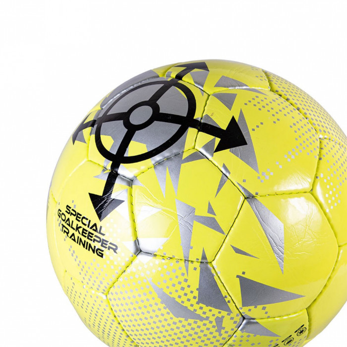 HO Soccer Reflex Irregular Bounce Training Ball Lime/Black/Silver