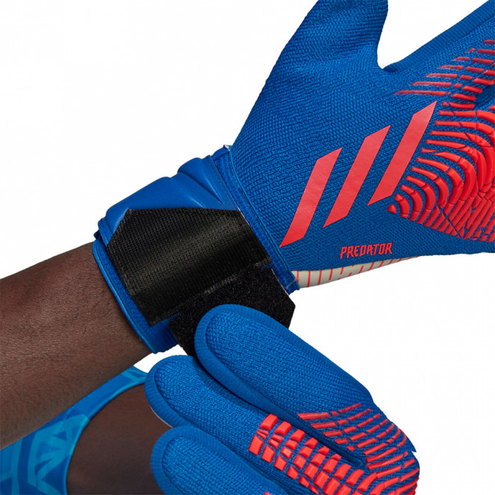  H53732 adidas Predator EDGE GL League Goalkeeper Gloves HI-RES BLUE/t