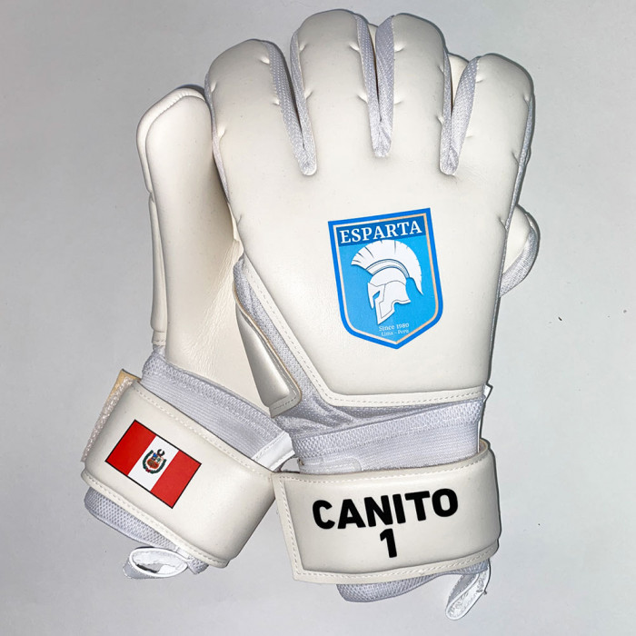  Keeper ID Personal Negative Goalkeeper Gloves Whiteout