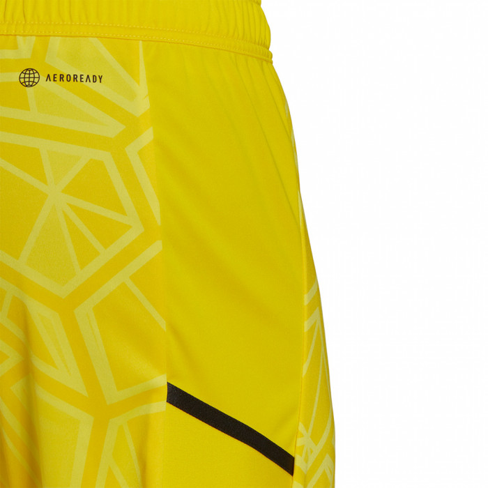  HF0146 adidas Condivo 22 Junior Goalkeeper Shorts Yellow 