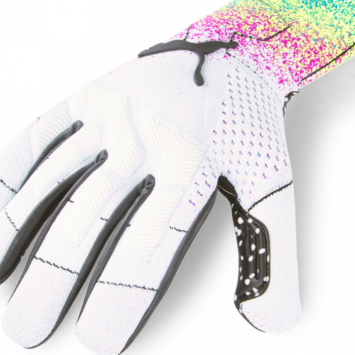 Puma FUTURE Z.ONE Grip 1 Negative Cut Goalkeeper Gloves White/Thrill