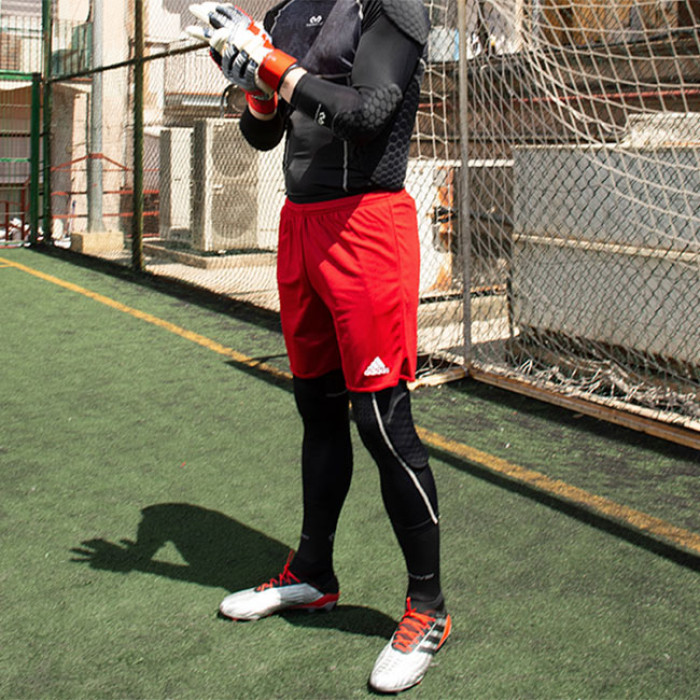  7746 McDavid Hex 3/4 Goalkeeper Pant Barcelona Black 