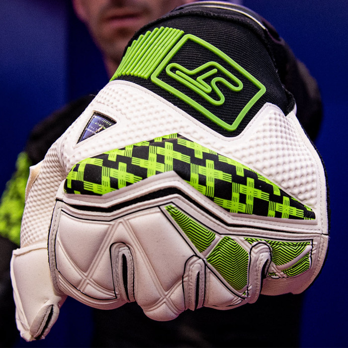 SELLS Wrap Endurance Max Junior Goalkeeper Gloves White/Green/Black