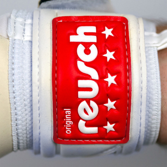 Reusch Legacy Gold X Goalkeeper Gloves White/Red
