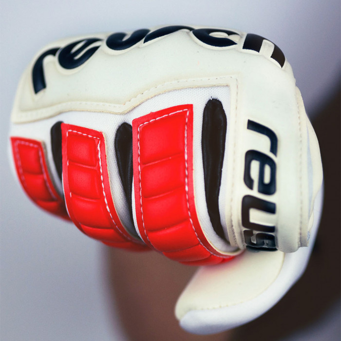 Reusch Legacy Gold X Goalkeeper Gloves White/Red