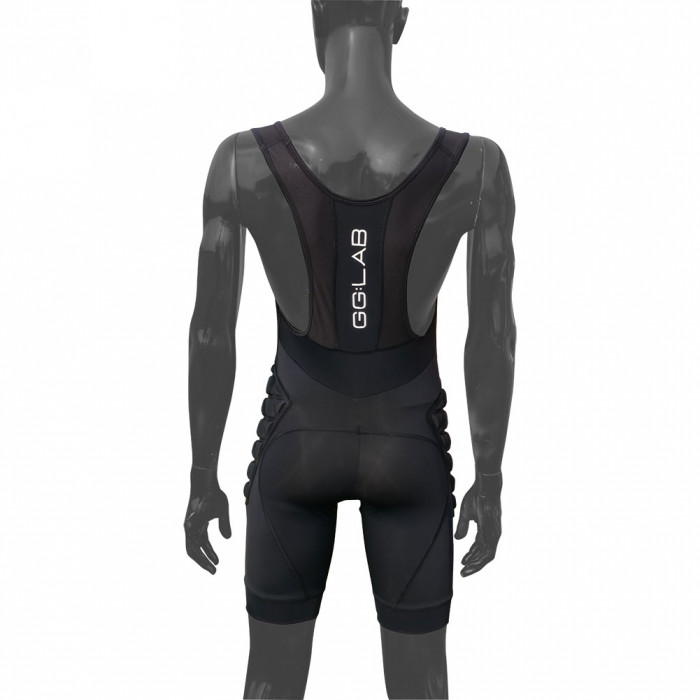  600205J GG:LAB Protect Baselayer Bib Short Junior Black 