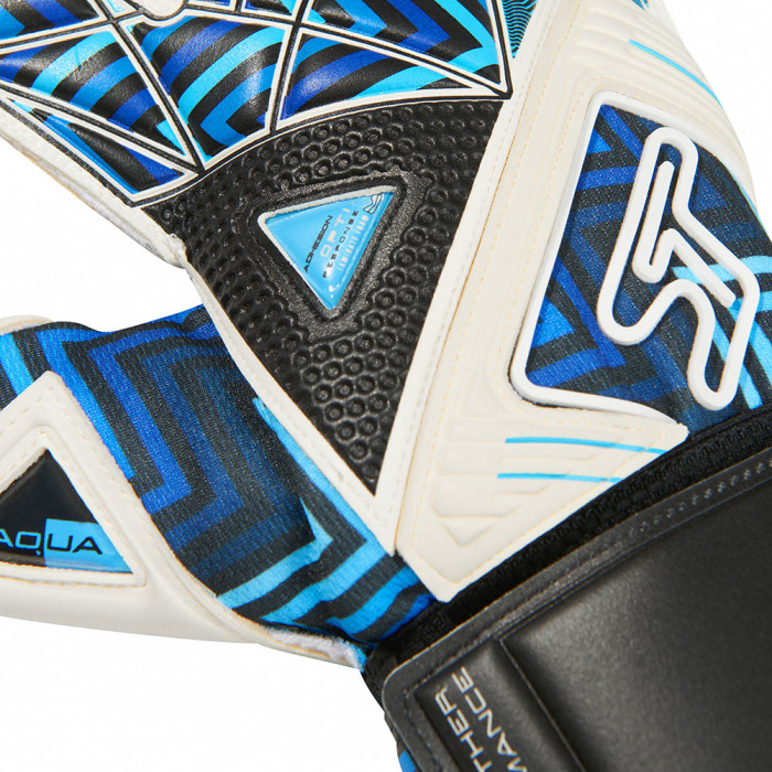 SELLS Total Contact Aqua Hybrid Storm Goalkeeper Gloves White/Blue/Bla
