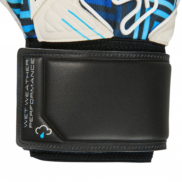 SELLS Total Contact Aqua Hybrid Storm Goalkeeper Gloves White/Blue/Bla