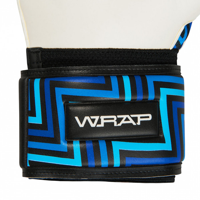SELLS Wrap Aqua Storm Goalkeeper Gloves White/Blue/Black