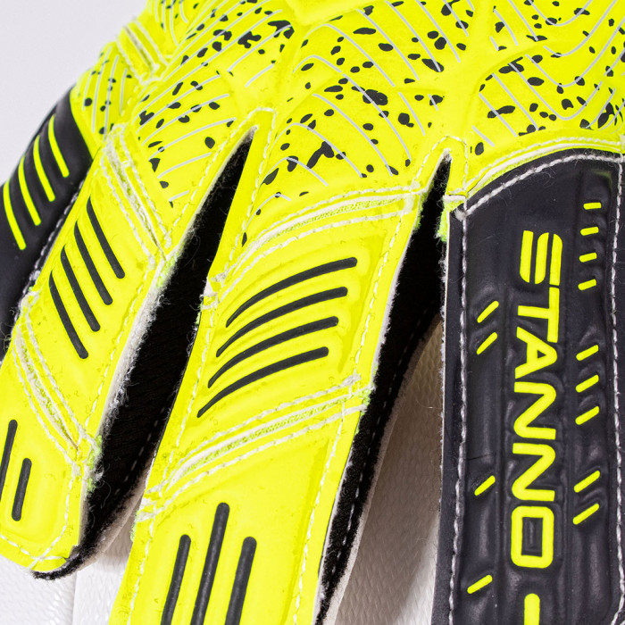 Stanno Fingerprotection Junior IV Goalkeeper Gloves Yellow/Black
