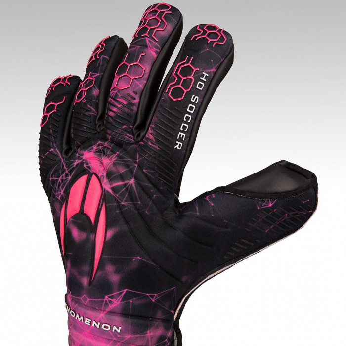 HO Soccer Phenomenon Magnetic III Junior Goalkeeper Gloves Pink