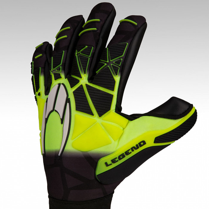 HO Soccer Legend Ultimate Roll/Negative Junior Goalkeeper Gloves Black