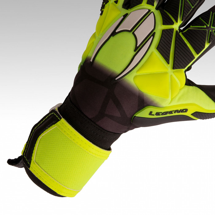 HO Soccer Legend Ultimate Roll/Negative Junior Goalkeeper Gloves Black