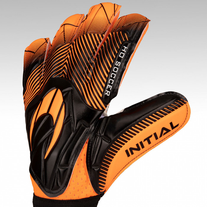 HO Soccer INITIAL Negative Junior Goalkeeper Gloves Orange