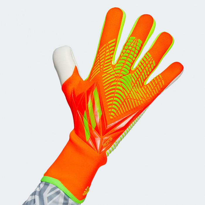 adidas Predator EDGE GL PRO Goalkeeper Gloves Game Data Pack Solar Red