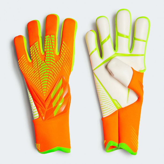 adidas Predator EDGE GL PRO Goalkeeper Gloves Game Data Pack Solar Red
