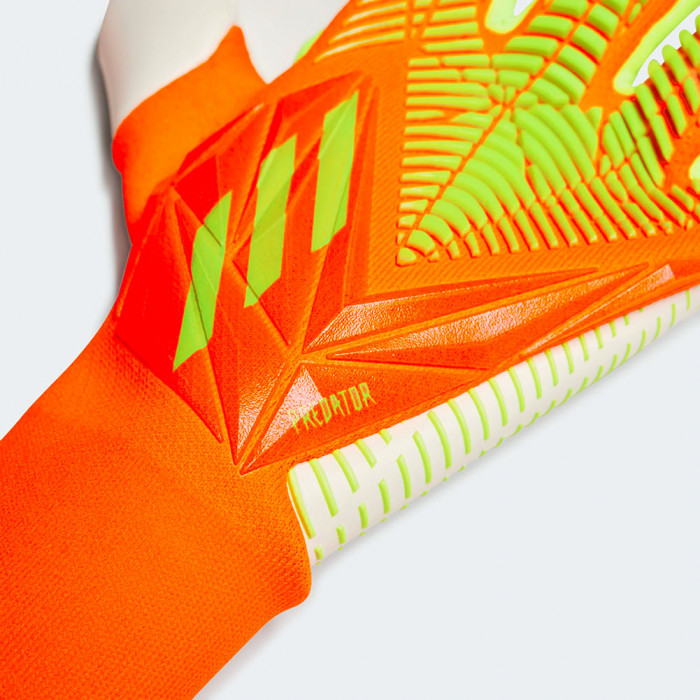 adidas Predator EDGE GL PRO Goalkeeper Gloves Game Data Pack Solar Red