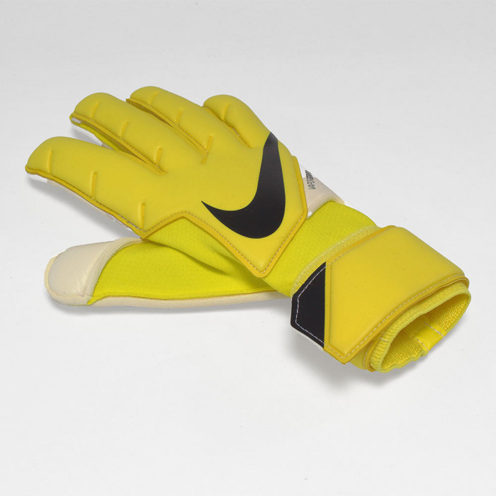 Nike Vapor Grip 3 RS PROMO Goalkeeper Gloves Yellow Strike/White