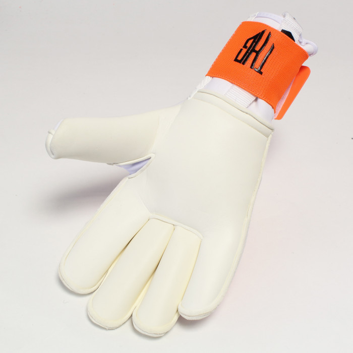 AB1 UNDICI THG Pro Roll Protekt Goalkeeper Gloves White/Fluo Orange