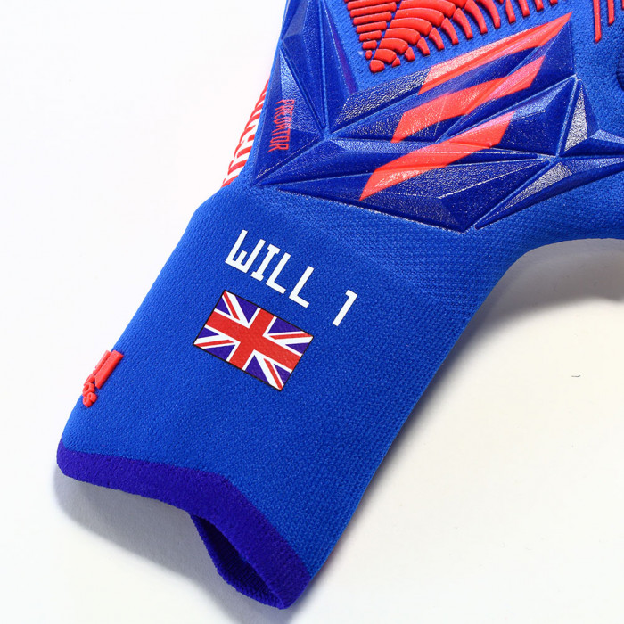 adidas Predator EDGE GL Pro PC PROMO Goalkeeper Gloves HI-RES BLUE/tur