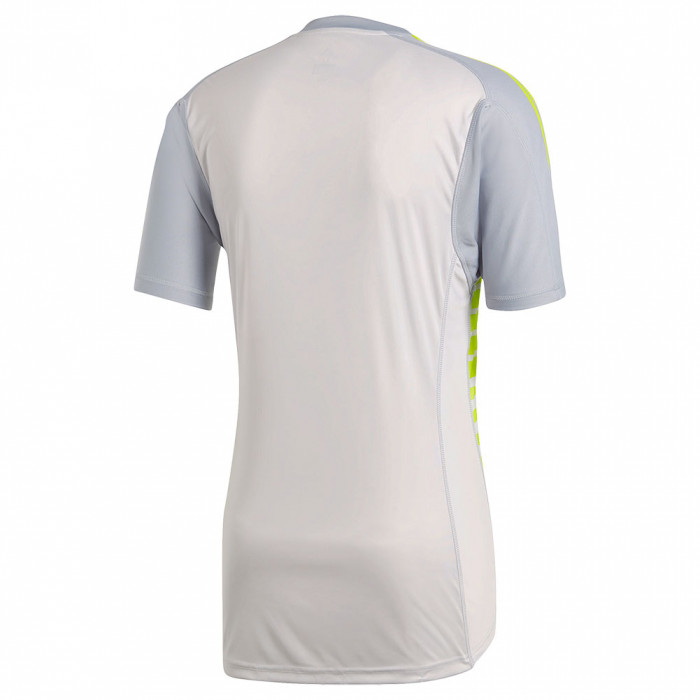 adidas adiPRO Short Sleeve GoalKeeper Jersey Light Grey/Neon