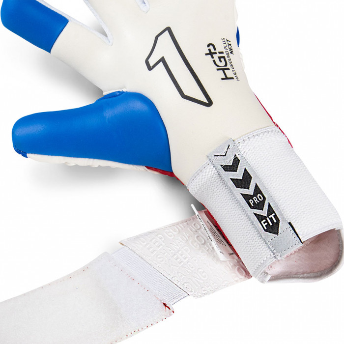 Rinat FIERA GK ALPHA Goalkeeper Gloves White/Blue/Red