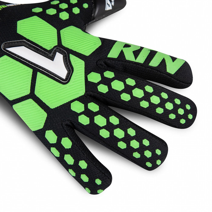 Rinat KAIZEN TRAINING Goalkeeper Gloves (Black/Fluo Green)