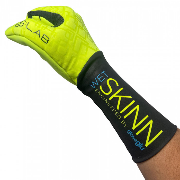 Gloveglu WET SKINN JUNIOR Goalkeeper Gloves Fluo Yellow