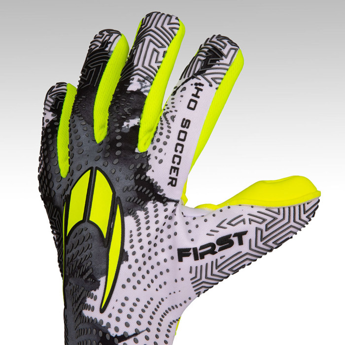 HO Soccer FIRST SUPERLIGHT Junior Goalkeeper Gloves LIME