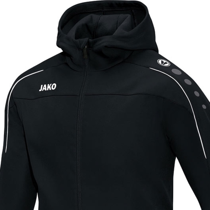 JAKO Hooded Jacket Classico Junior Black