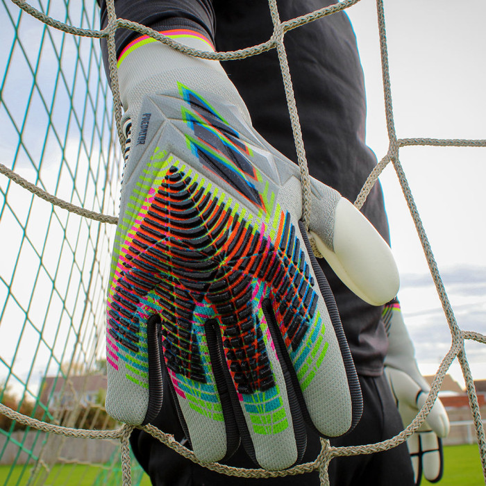 adidas Predator Pro Promo Goalkeeper Gloves Silver Metallic/Carbon