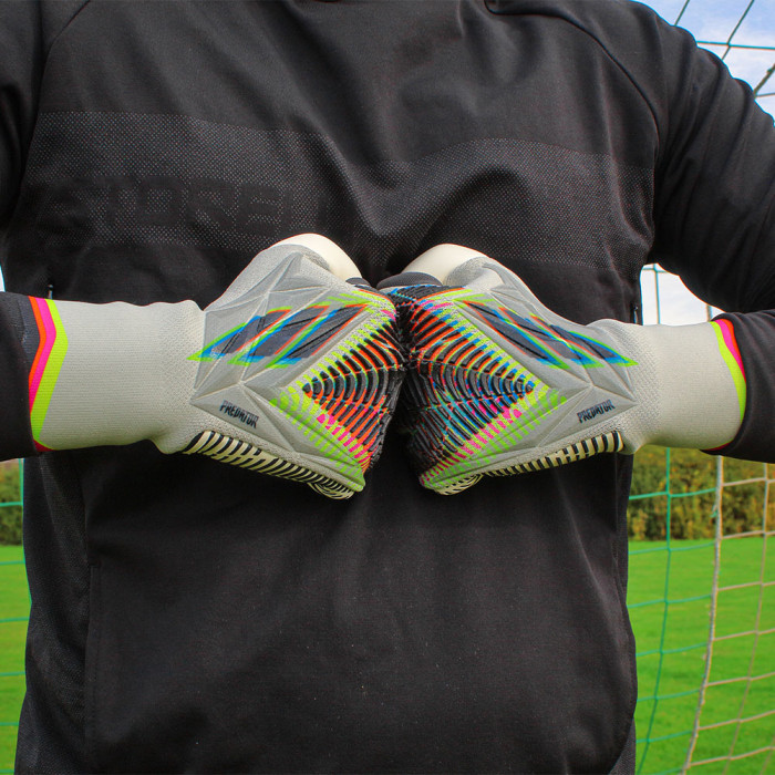 adidas Predator Pro Promo Goalkeeper Gloves Silver Metallic/Carbon