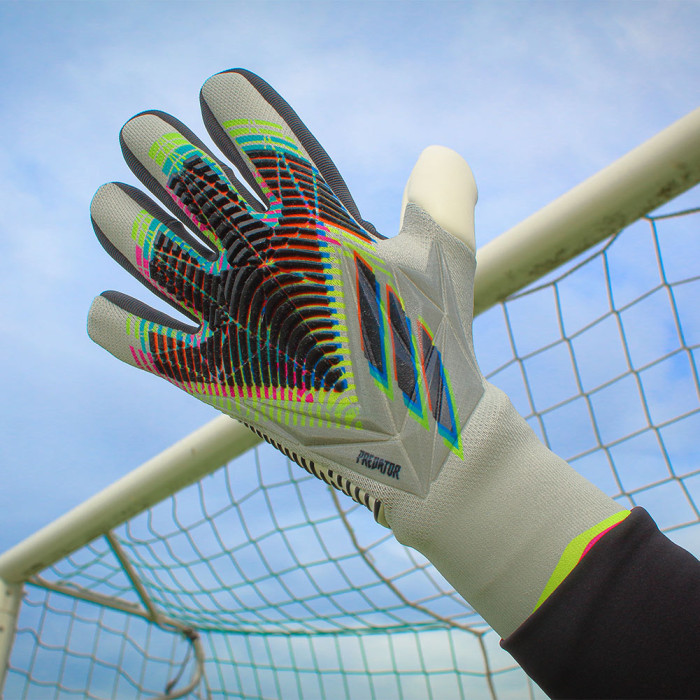 adidas Predator Pro Promo Goalkeeper Gloves Silver Metallic/Carbon