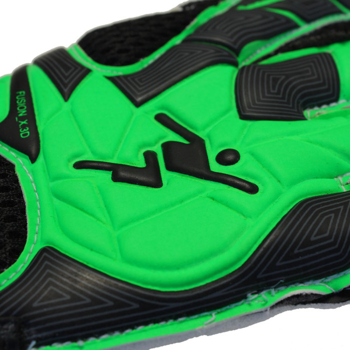 Precision Fusion_X.3D Flat Cut Finger Protect Jnr Goalkeeper Gloves