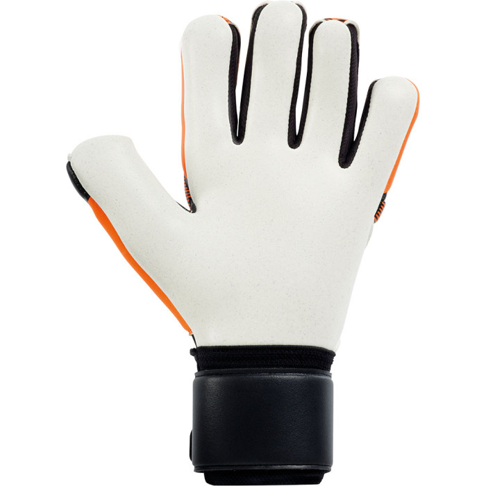 Uhlsport Super Resist HN Goalkeeper Gloves Black/Fluo Orange