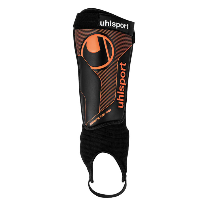  100680202 UHLSPORT TIBIA PLATE PRO Shin Guards Black/Fluo Orange 