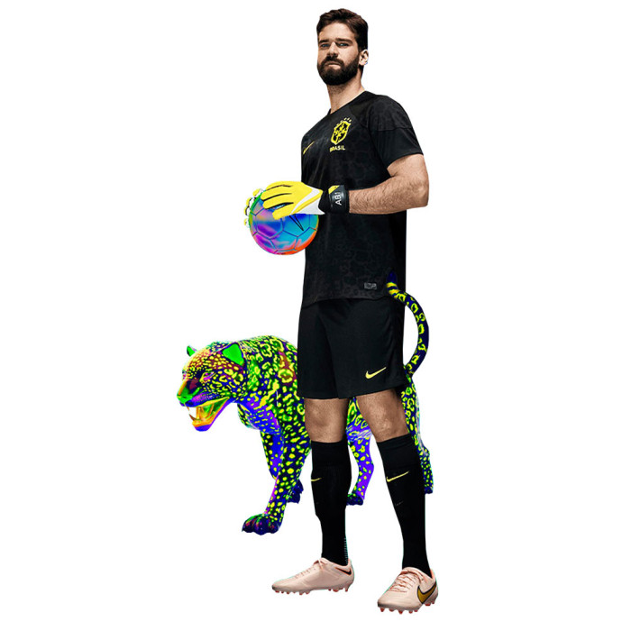  Nike GK Vapor Grip 3 AB BRAZIL WC Goalkeeper Gloves Dynamic Yellow