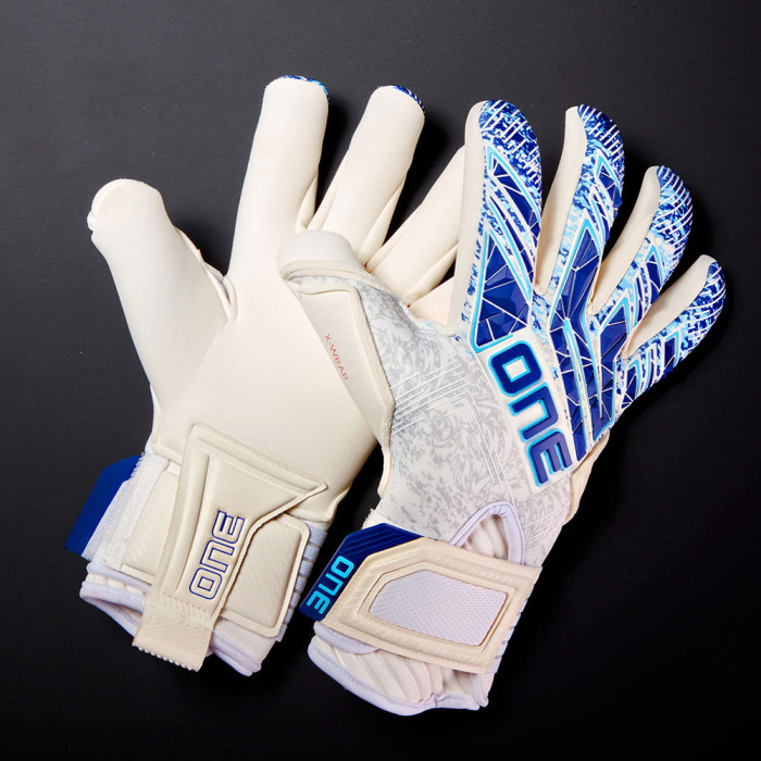 ONE APEX Pro Prime Goalkeeper Gloves White/Blue