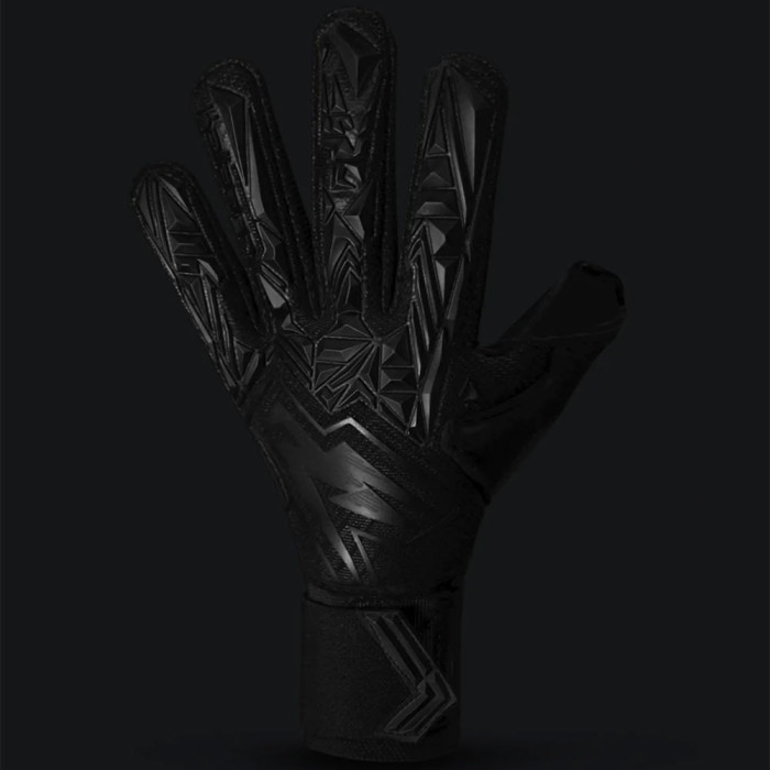Kaliaaer PWRSHOK Negative Junior Goalkeeper Gloves Triple Black 