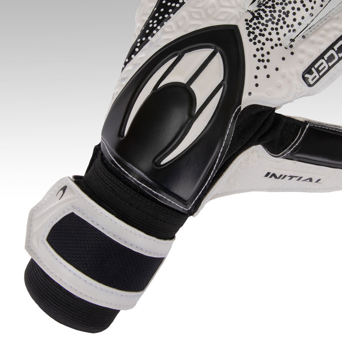 HO Soccer INITIAL POP Negative Junior Goalkeeper Gloves White
