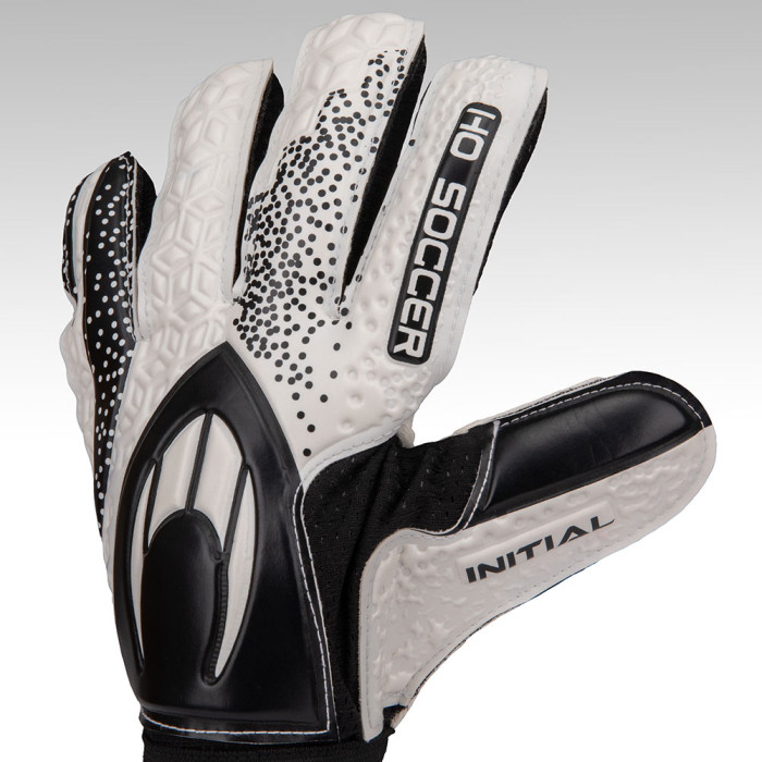 HO Soccer INITIAL POP Negative Junior Goalkeeper Gloves White
