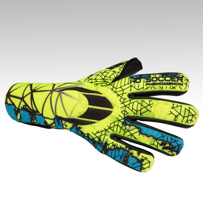 HO Soccer Phenomenon Magnetic GEN 1V Junior Goalkeeper Gloves LIME