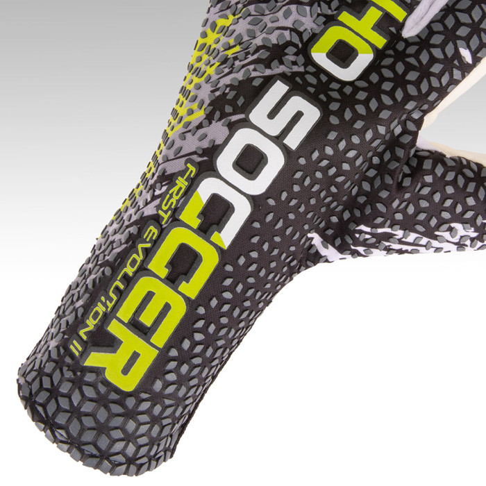 HO Soccer FIRST EVOLUTION Junior Goalkeeper Gloves BLACK/GREEN