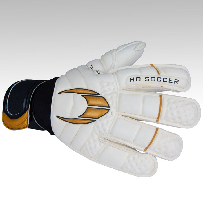 HO Soccer Classic Pro Roll Gold Junior Goalkeeper Gloves White/Black/G